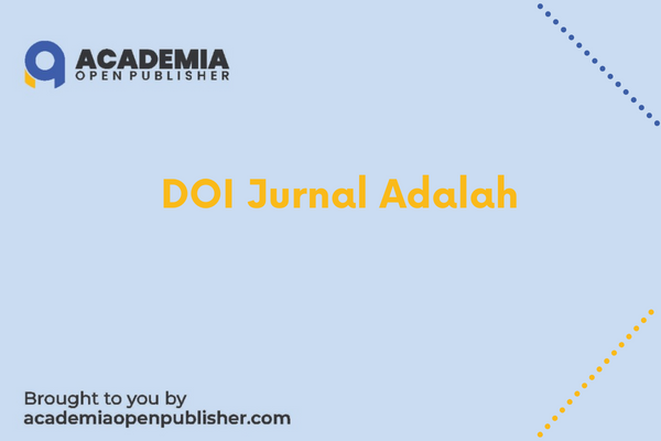 DOI Jurnal Adalah
