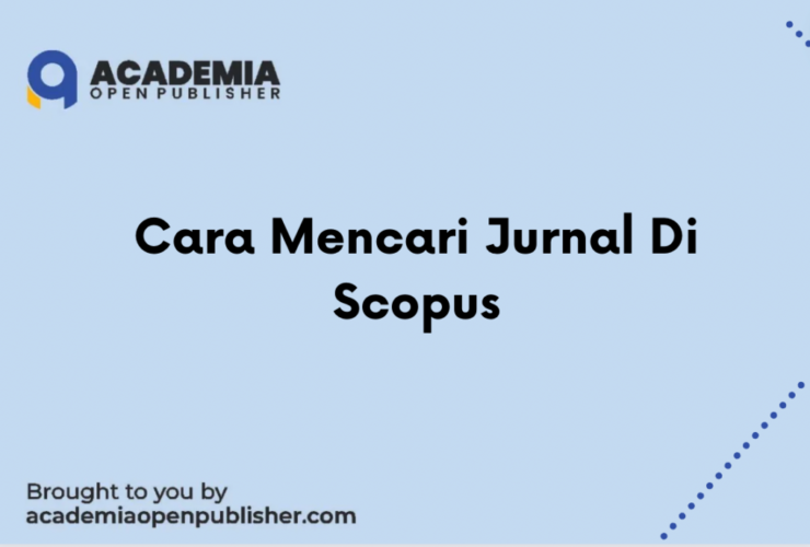 Cara Mencari Jurnal Di Scopus