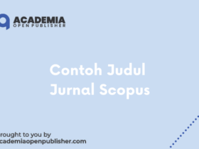 Contoh Judul Jurnal Scopus