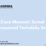 Cara Mencari Jurnal Internasional Terindeks Scopus