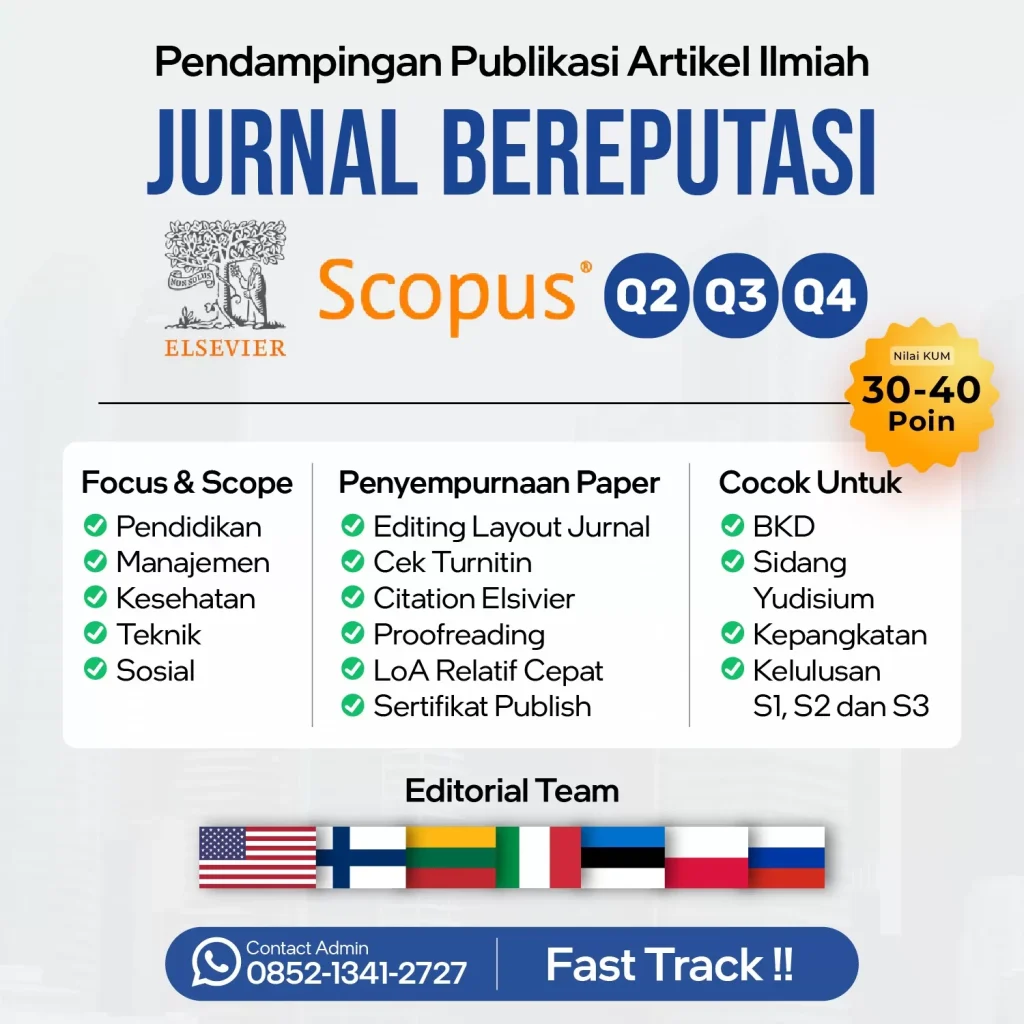 Penawaran Eksklusif Pendampingan Publikasi Jurnal Scopus [Fast Track]