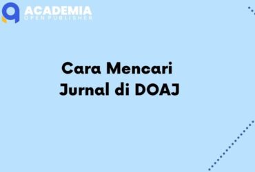 Cara Mencari Jurnal di DOAJ