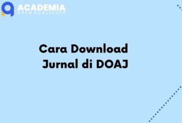Cara Download Jurnal di DOAJ