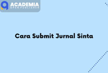 Cara Submit Jurnal Sinta