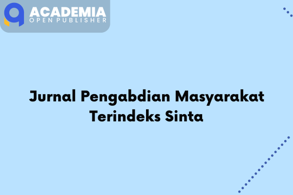 Jurnal Pengabdian Masyarakat Terindeks Sinta