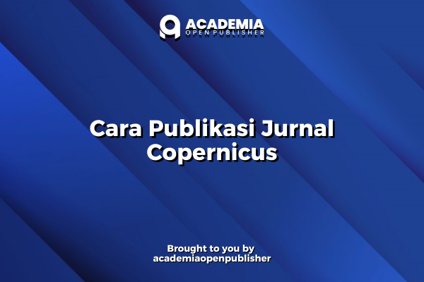 Cara Submit Artikel ke Jurnal Copernicus