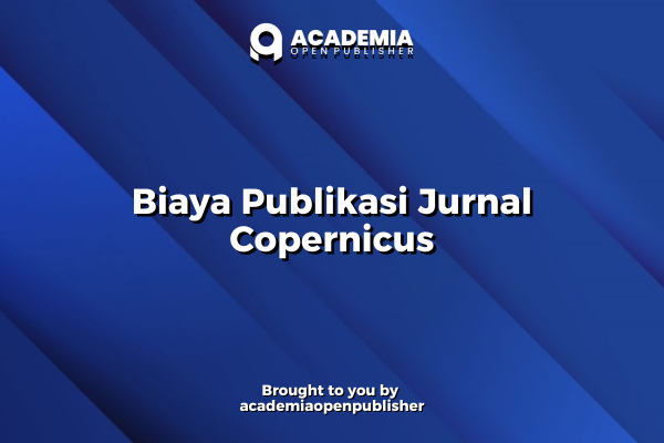 Biaya Publikasi Jurnal Copernicus