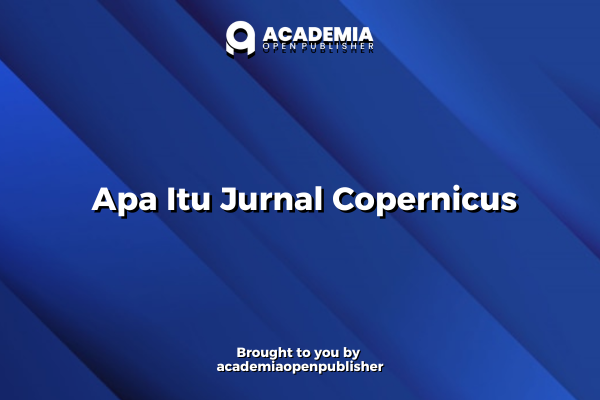 Apa Itu Jurnal Copernicus