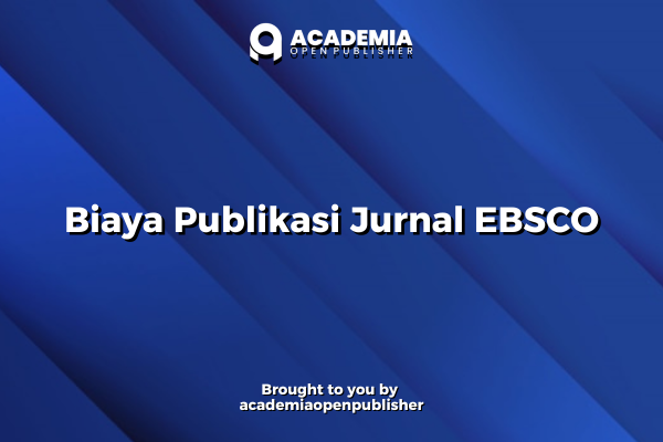 Biaya Publikasi Jurnal EBSCO