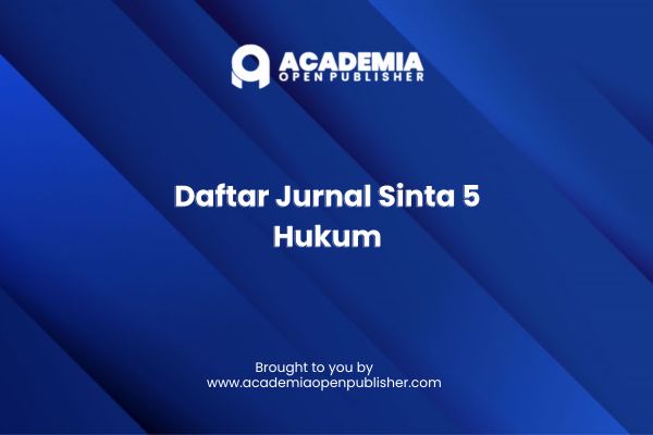Jurnal Sinta 5 Hukum