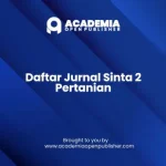 Jurnal Sinta 2 Pertanian